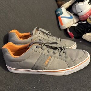 Levi's Mens Sneakers Size12 Gray /‎ Orange